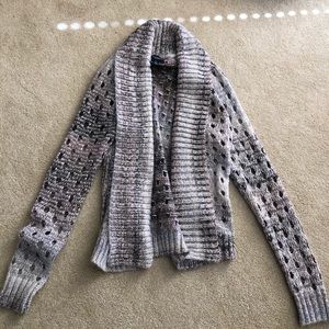 American Eagle Stitched Open Cardigan